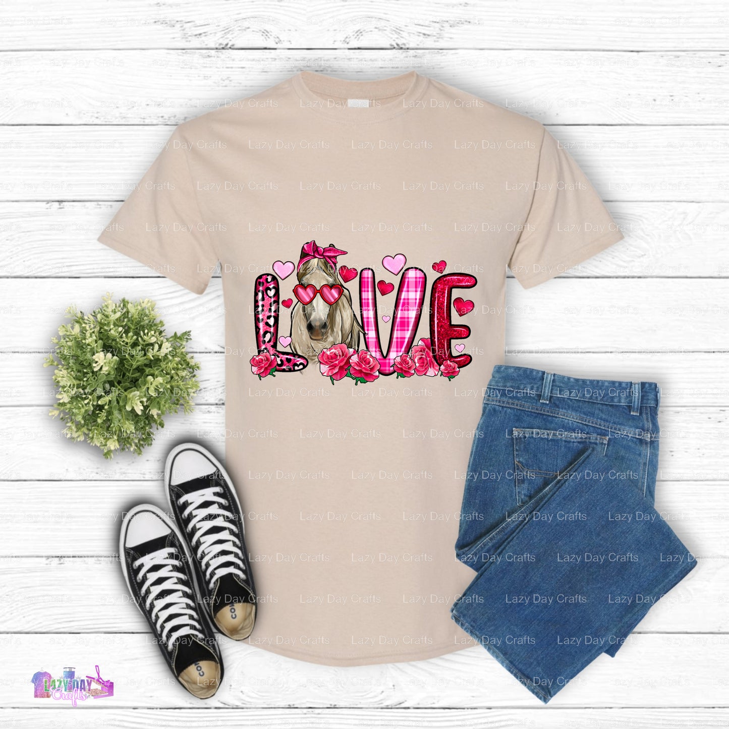 Love Horse Heart – Horses DTF Transfer