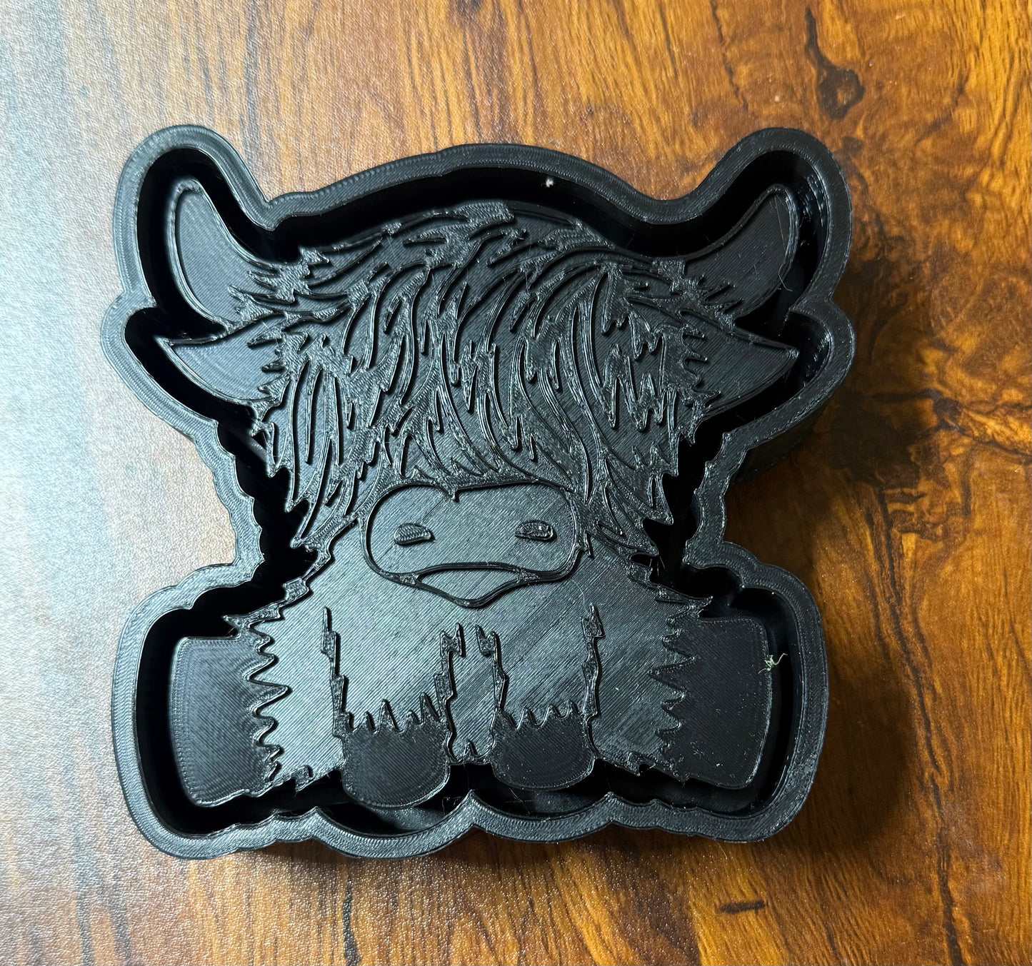 Cow Sitting Highland Mold