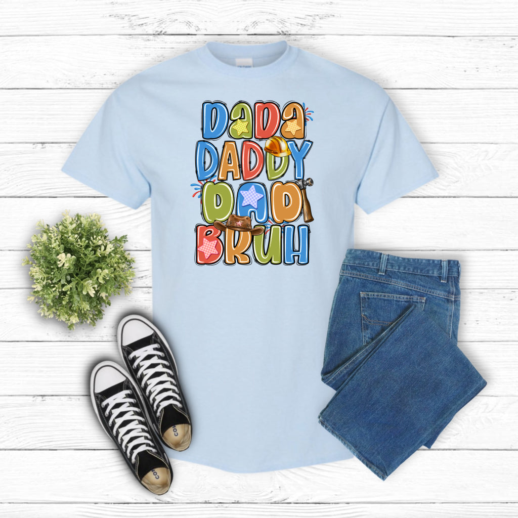 Dada Daddy Dad Bruh – Father's Day DTF Transfer