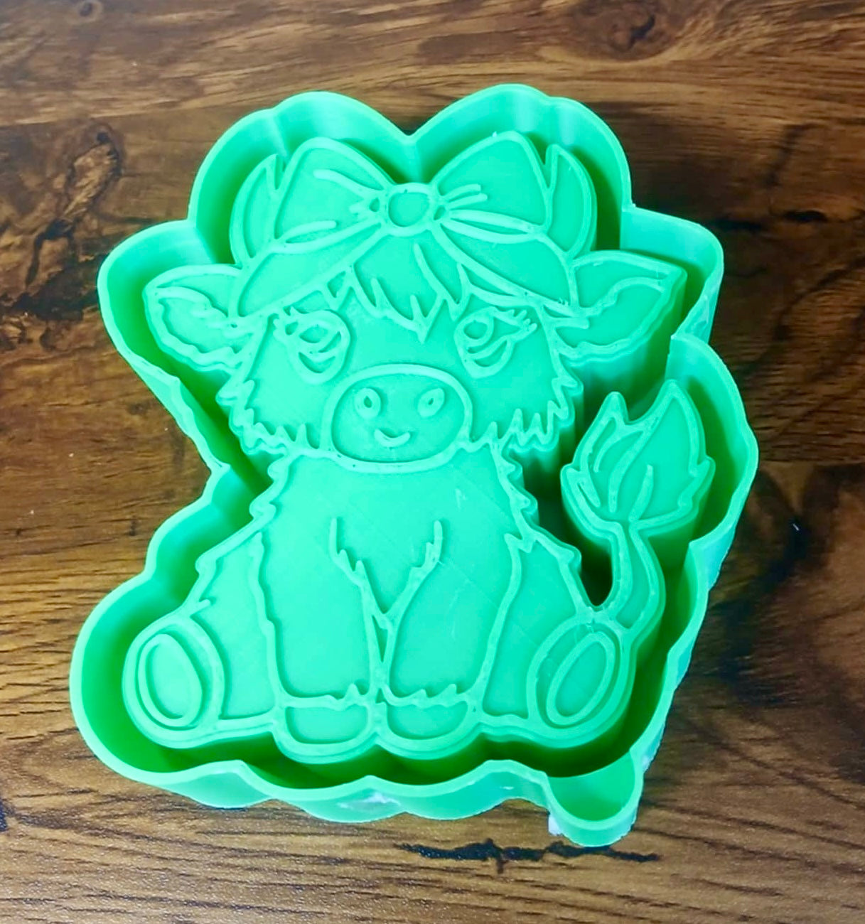 Cow Adorable with Bow Mold