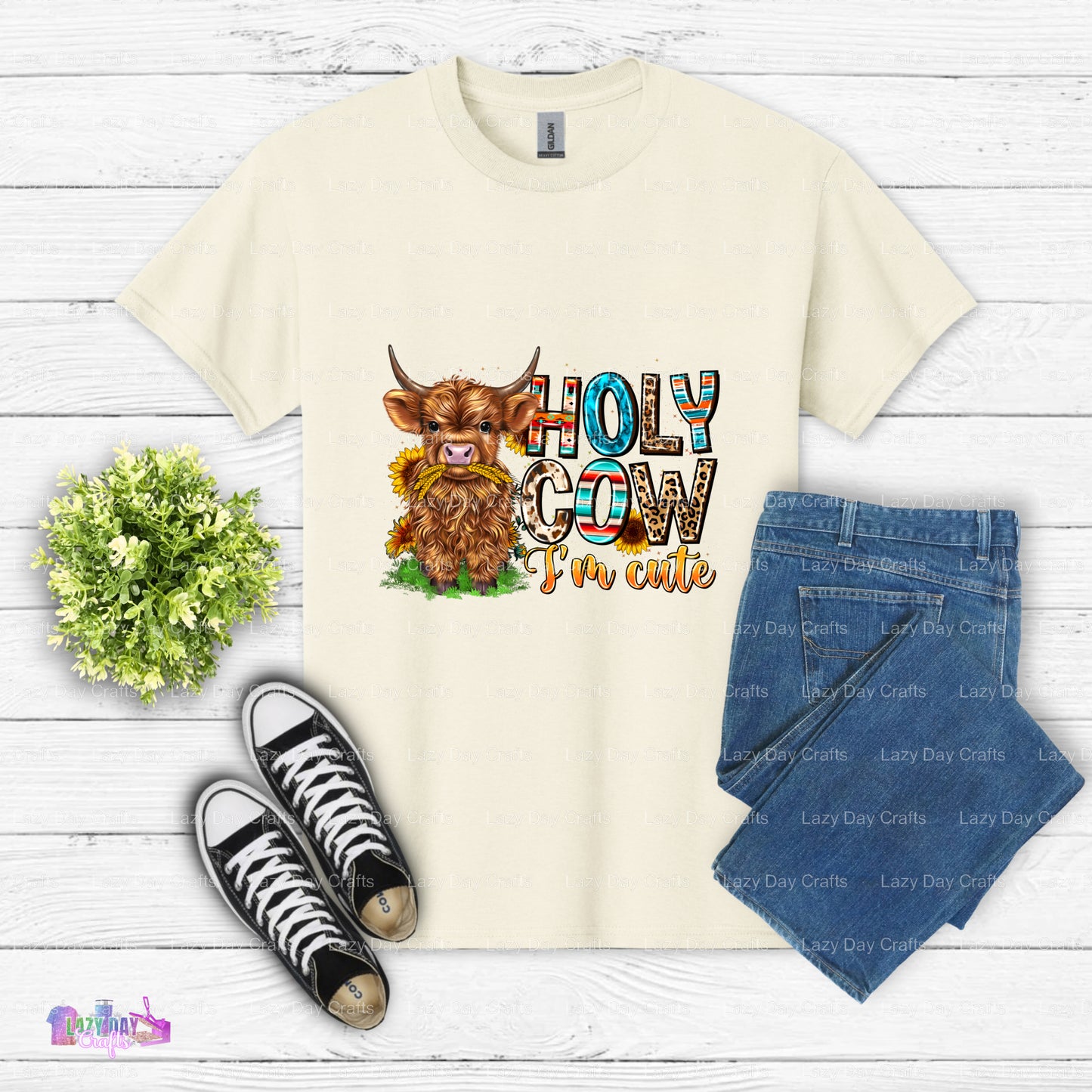 Holy Cow I'm Cute – DTF Transfer