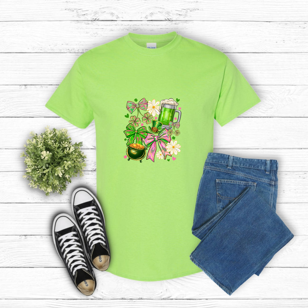 Shamrock Collage – St. Patrick's Day DTF Transfer