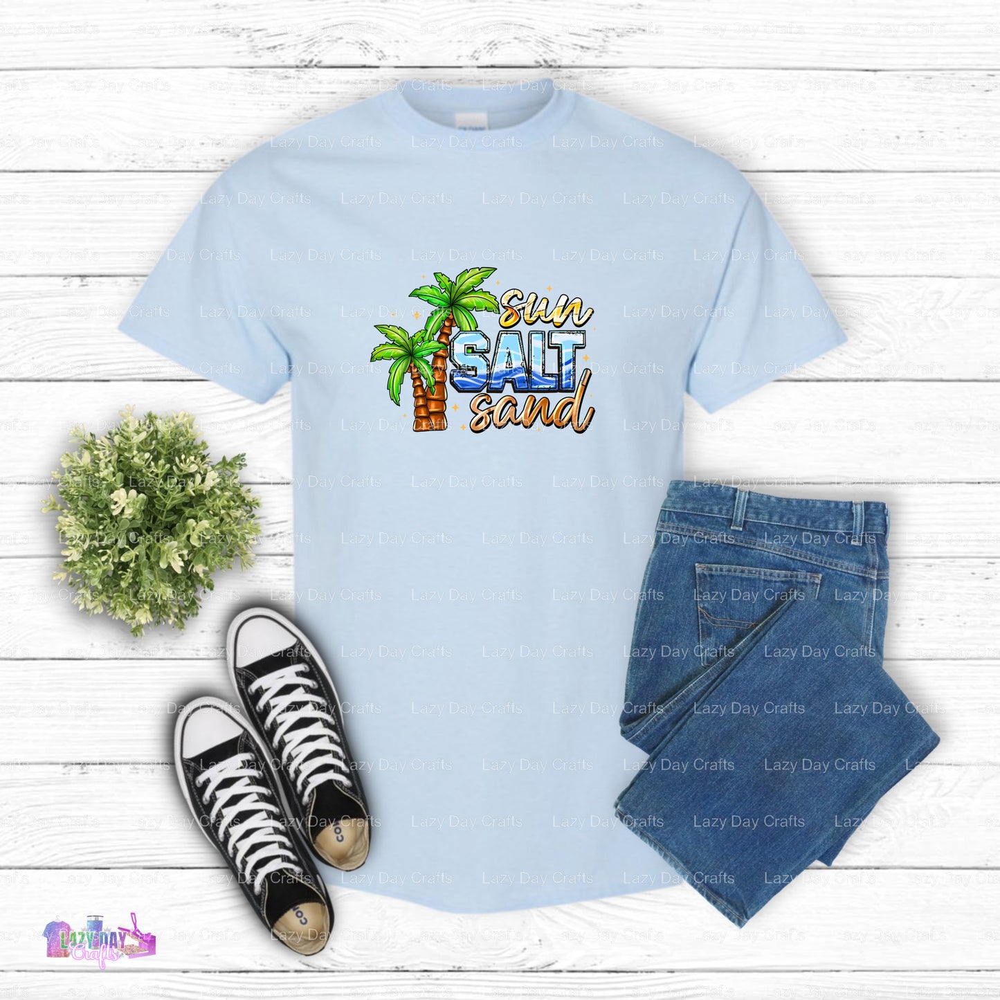 SUN SALT SAND – Beach DTF Transfer