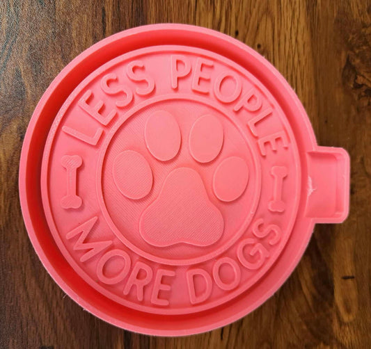 Less People More Dogs Mold