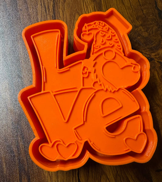 Valentines Love Gnome Mold