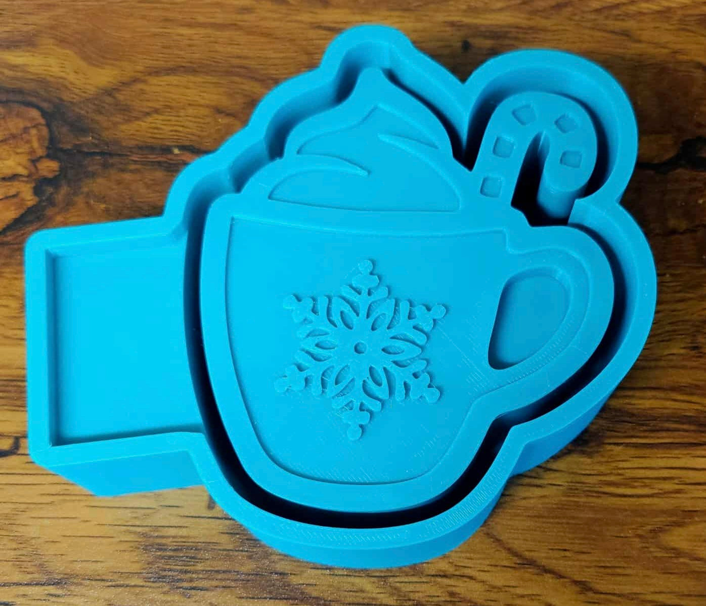 Christmas Expresso with Snowflake Mold