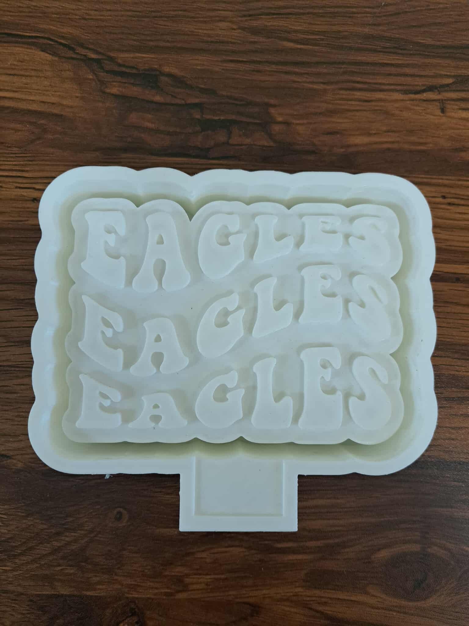 Mascot Wavy Eagles Mold – Lazy Day Crafts