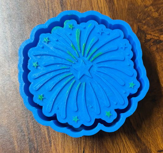 Patriotic Fireworks Display Mold