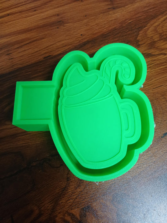 Christmas Latte with Cane Mold