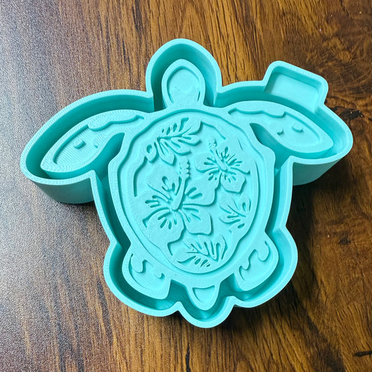Floral Sea Turtle Mold