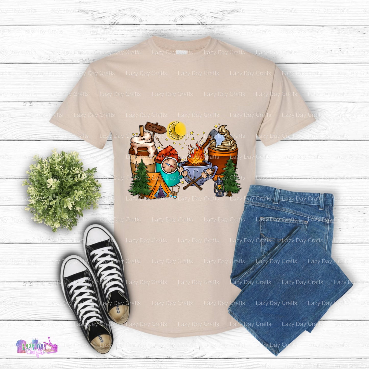 Camp Coffee – Camping DTF Transfer