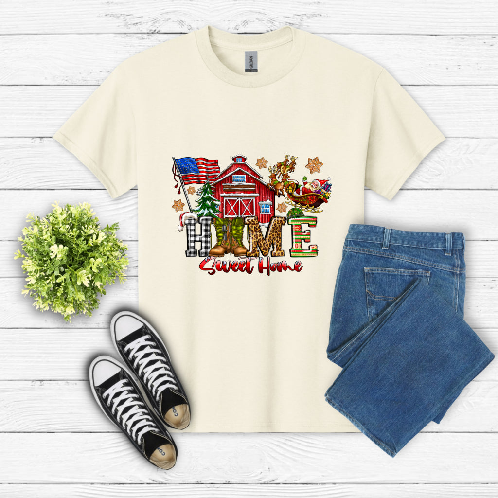 Home Sweet Home Christmas – DTF Transfer