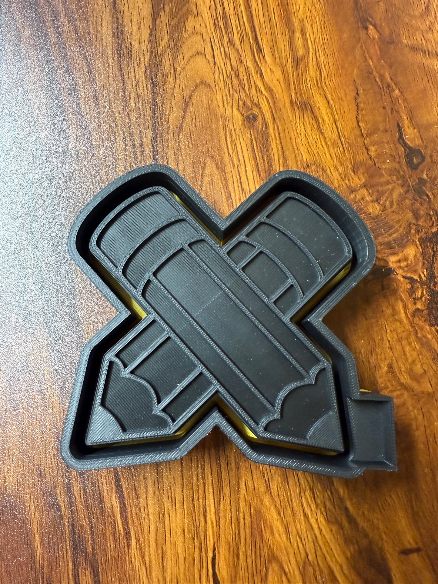 Teacher Crossed Over Pencil Mold