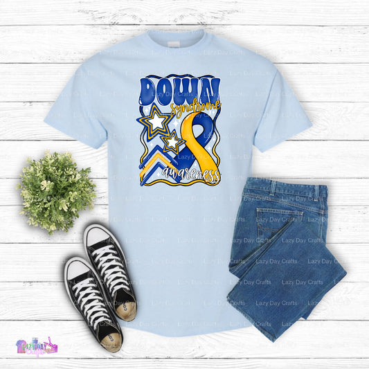 Down Syndrome Awareness Ribbon – Down Syndrome Awareness DTF Transfer
