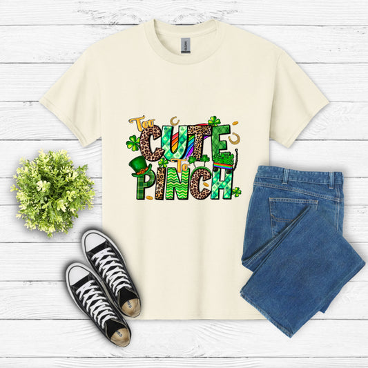 TOO CUTE TO PINCH – St. Patrick's Day DTF Transfer