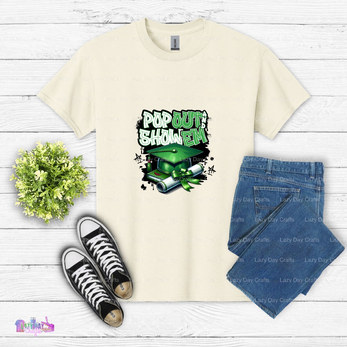 Pop Out Graduate – Senior Graduation DTF Transfer