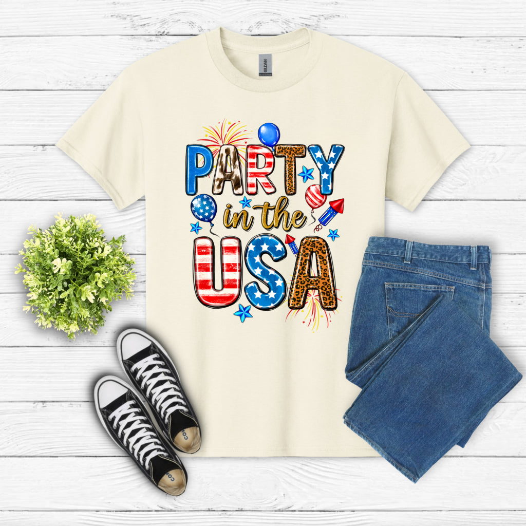 "Party In The U.S.A." – 4th of July DTF Transfer