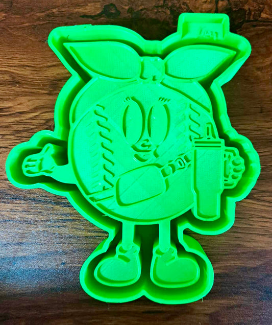 Baseball Bougie Mold