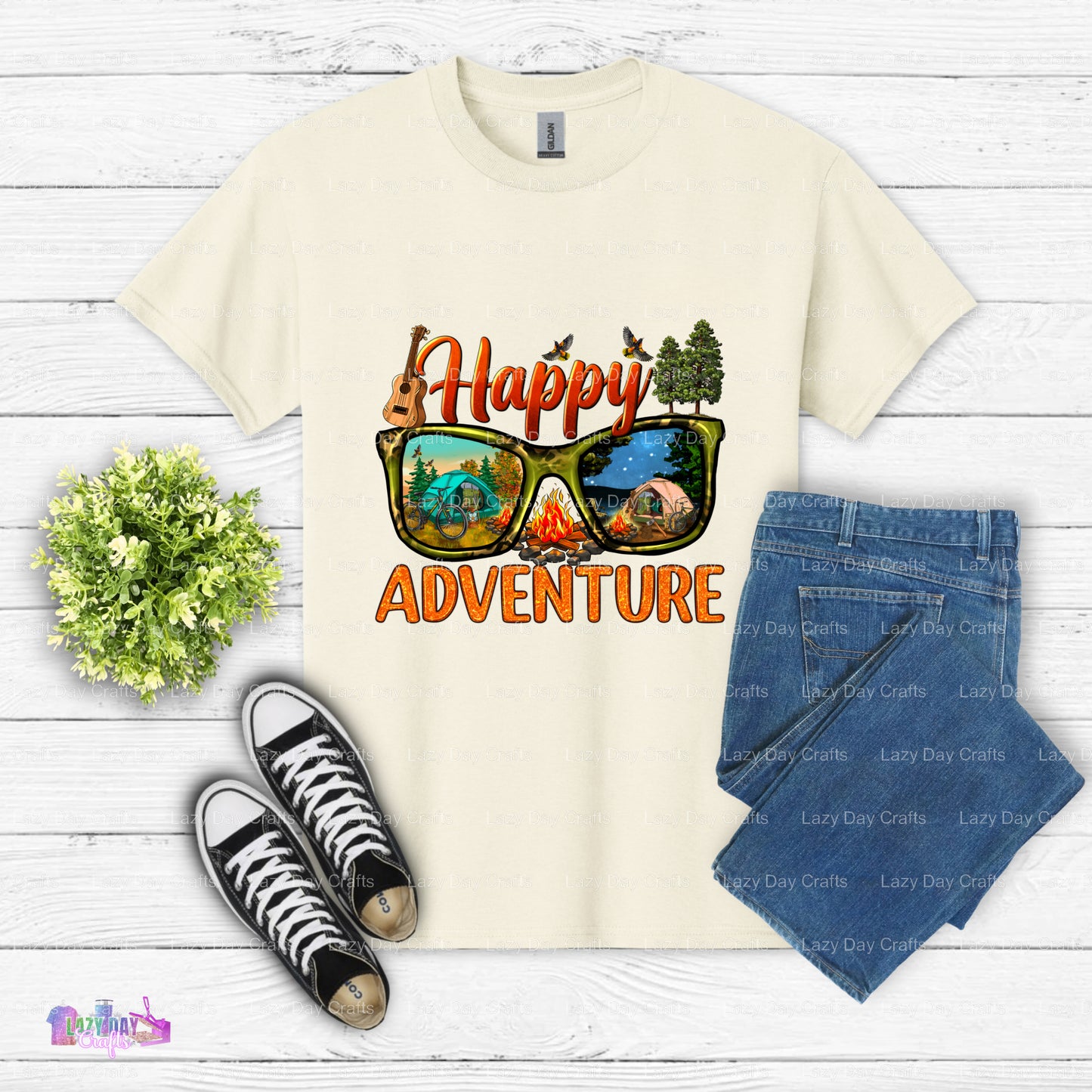 Happy Adventure – Camping DTF Transfer