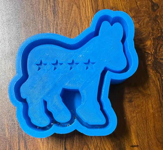 Patriotic Democrats Donkey Mold