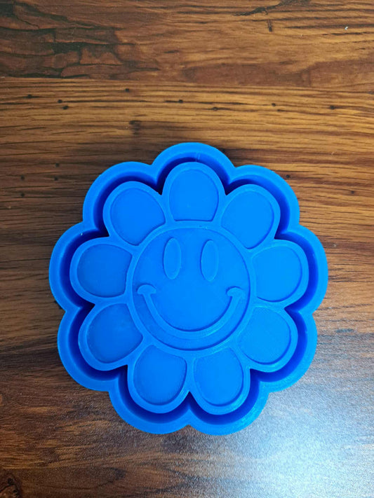 Smilie Large Face Flower Mold