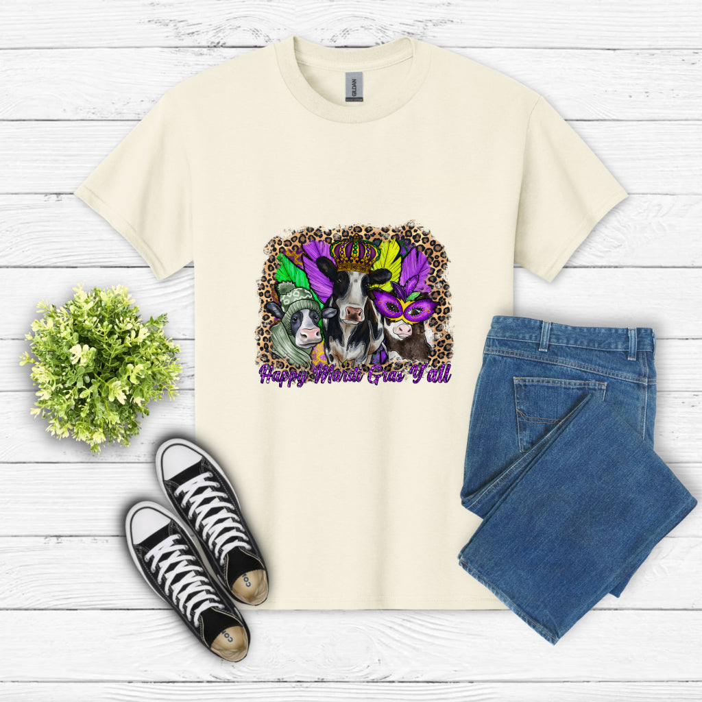 Happy Mardi Gras Y'all – Mardi Gras DTF Transfer
