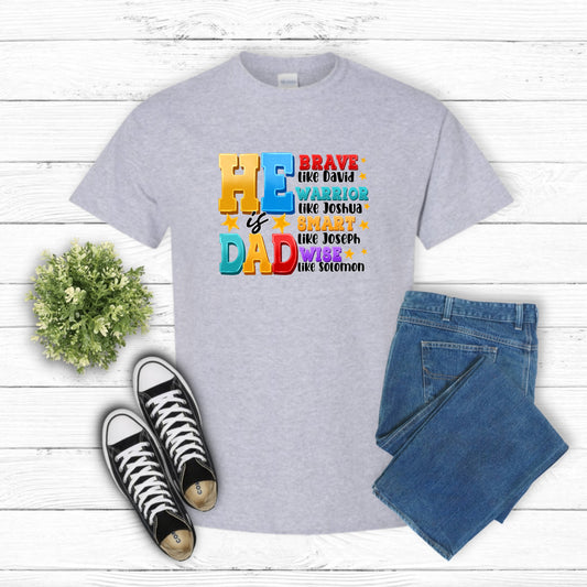 He Is DAD with Stars – Father's Day DTF Transfer