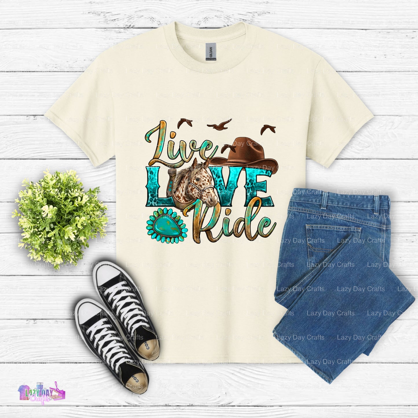Live Love Ride – Horses DTF Transfer