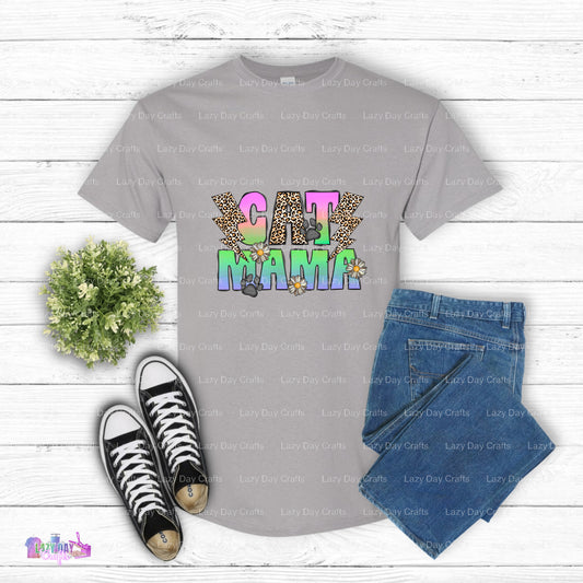 Cat Mama – Cat Lover DTF Transfer
