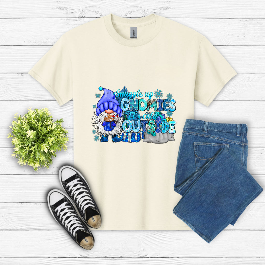 Snuggle Up Gnomies It's Cold Outside – Christmas DTF Transfer