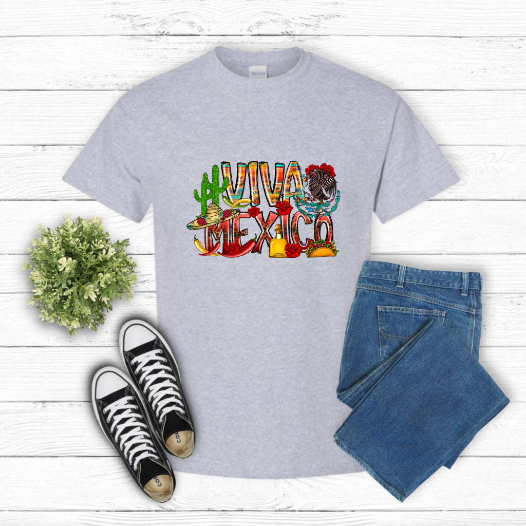 Viva Mexico Sombrero – Mexican Heritage DTF Transfer