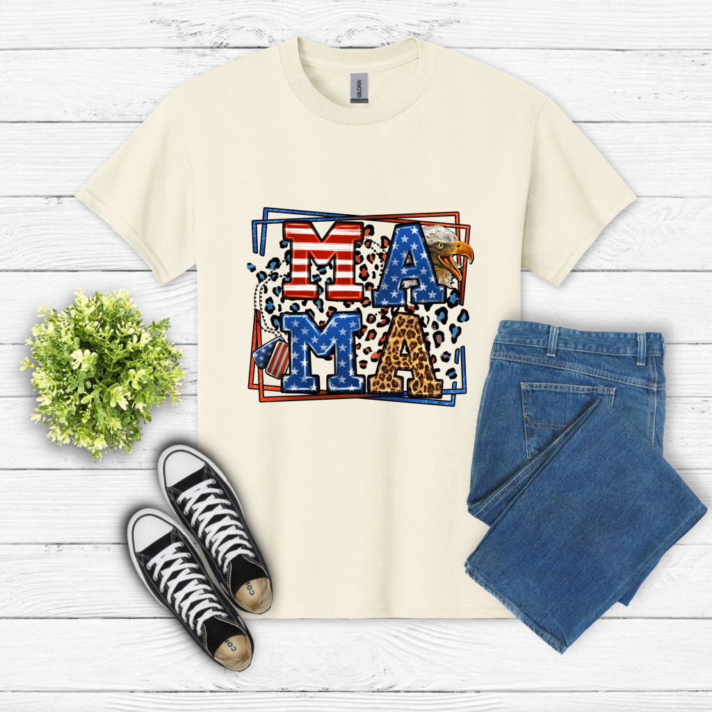 "ARMY VETERAN MAMA" – 4th of July DTF Transfer