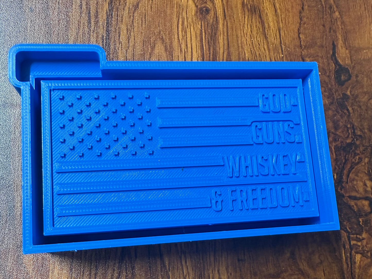 Patriotic God Guns Wiskey & Freedom Mold