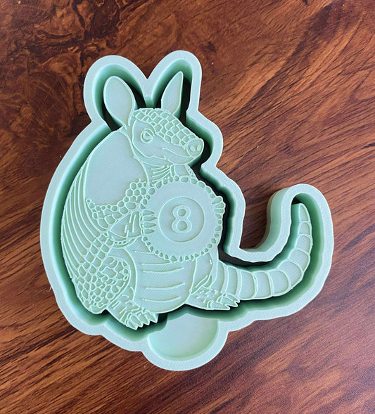 8 Ball Armadillo Mold
