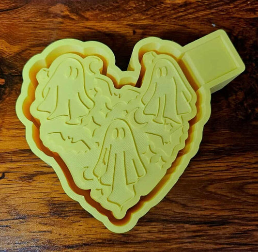 Halloween Ghost Heart Mold