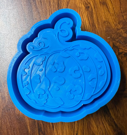 Fall Cheetah Pumpkin Mold