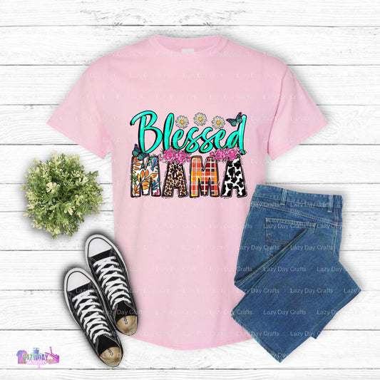 Blessed Mama – Mothers Day DTF Transfer