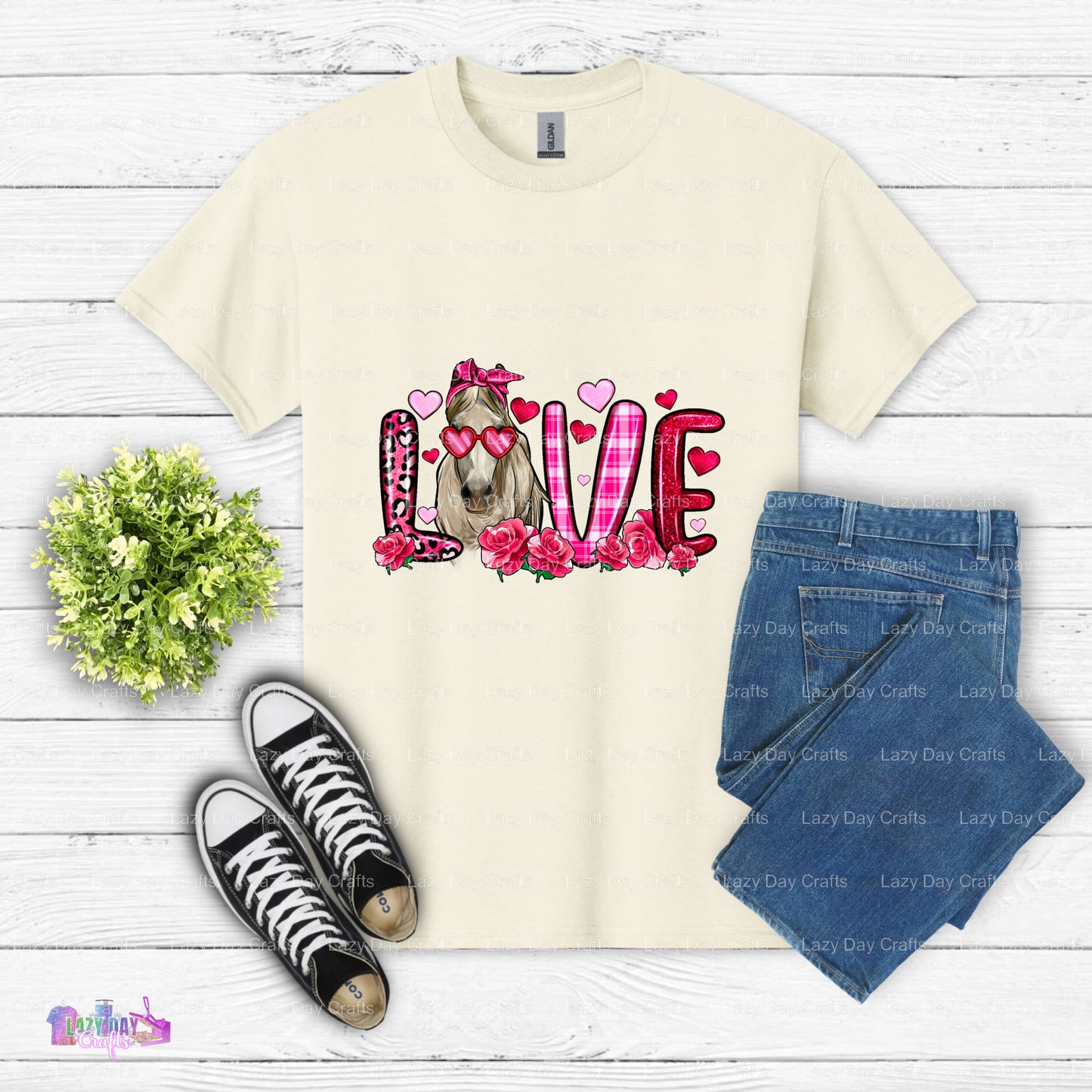Love Horse Heart – Horses DTF Transfer