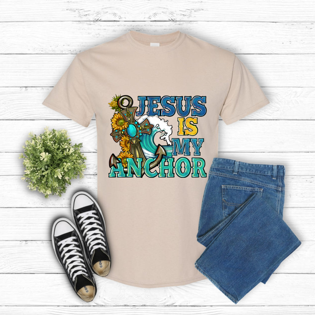 Jesus Is My Anchor – Christian DTF Transfer