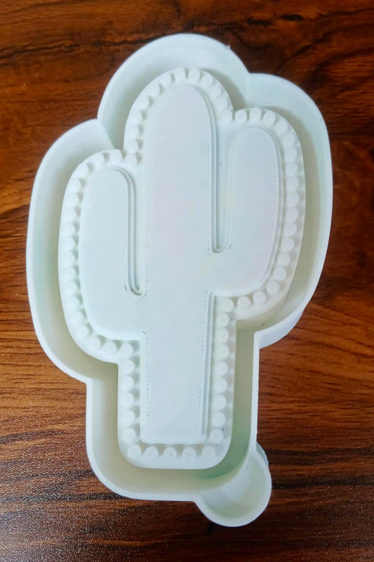 Cactus Rhinestone Outline Mold