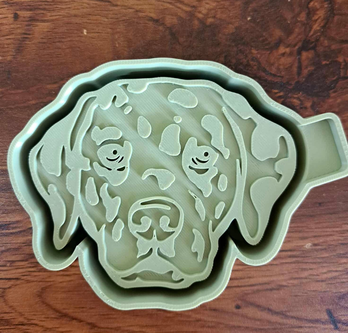 Dog Dalmatian Head Mold