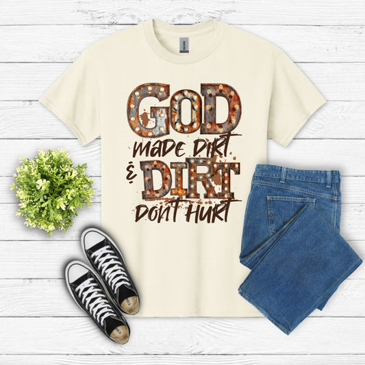 God Made Dirt – Christian Western DTF Transfer