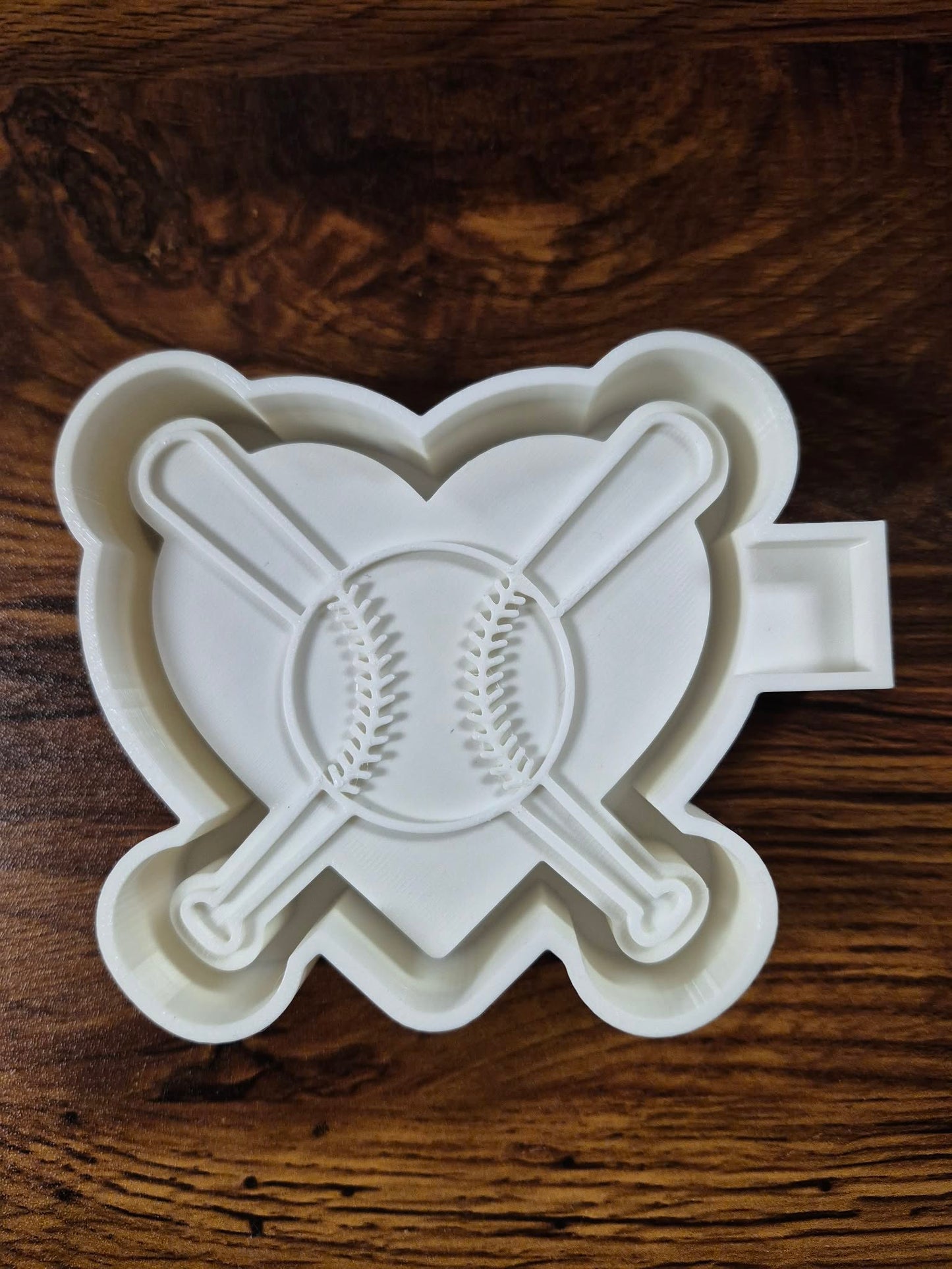 Baseball Heart Bat Mold