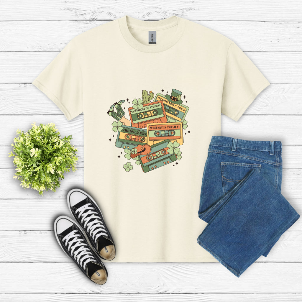 Lucky Cassette Tapes – St. Patrick's Day DTF Transfer