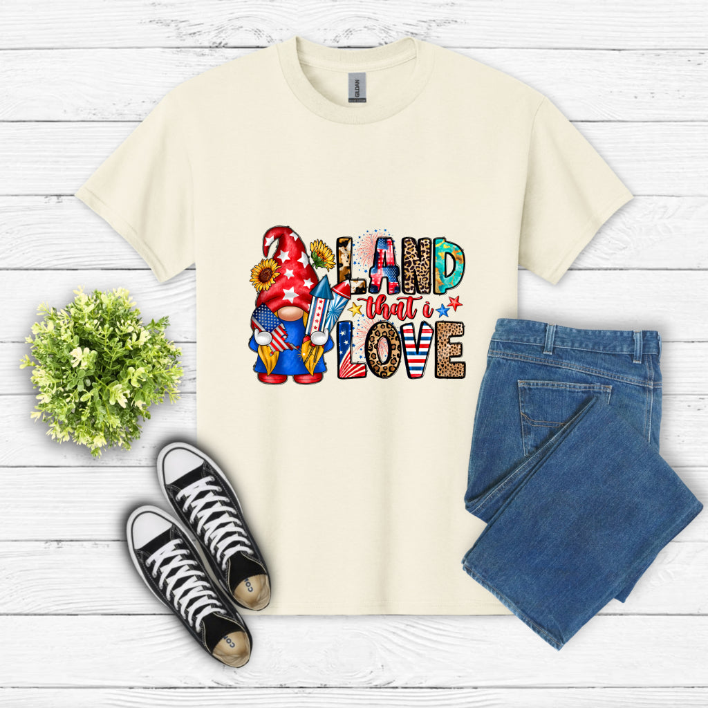 LAND THAT I LOVE SINCE 1776 – Patriotic DTF Transfer
