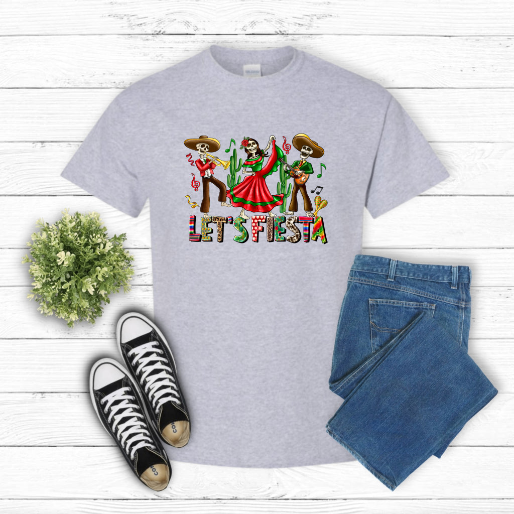 Sugar Candy Skulls Fiesta – Cinco De Mayo DTF Transfer