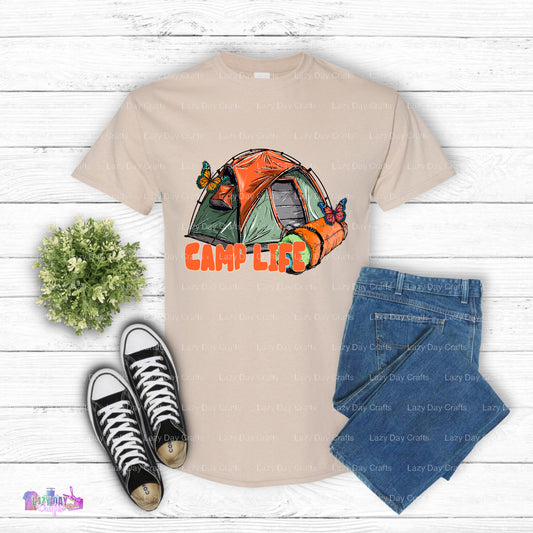 Tent Camp Life– Camping DTF Transfer