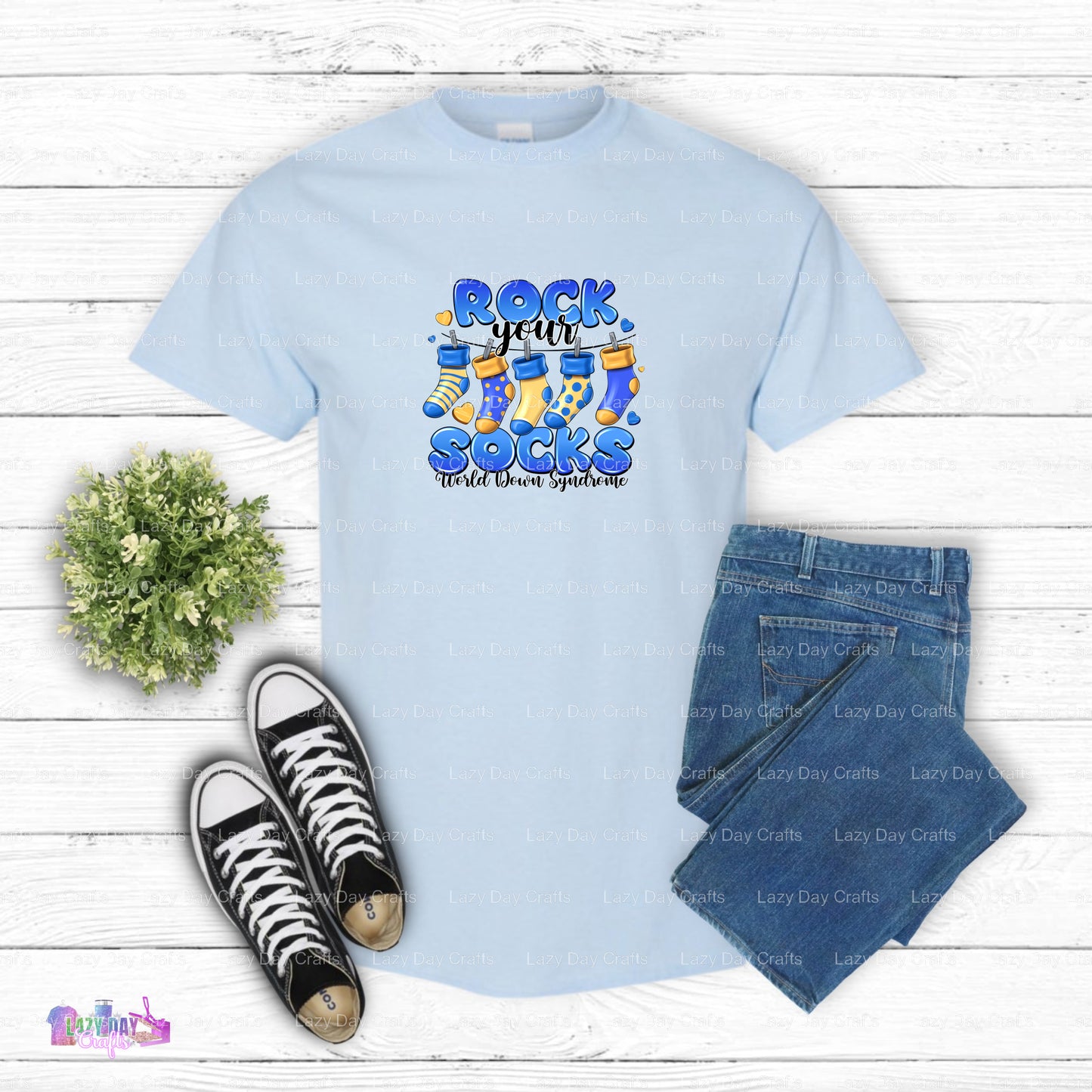 ROCK YOUR SOCKS – Down Syndrome Awareness DTF Transfer