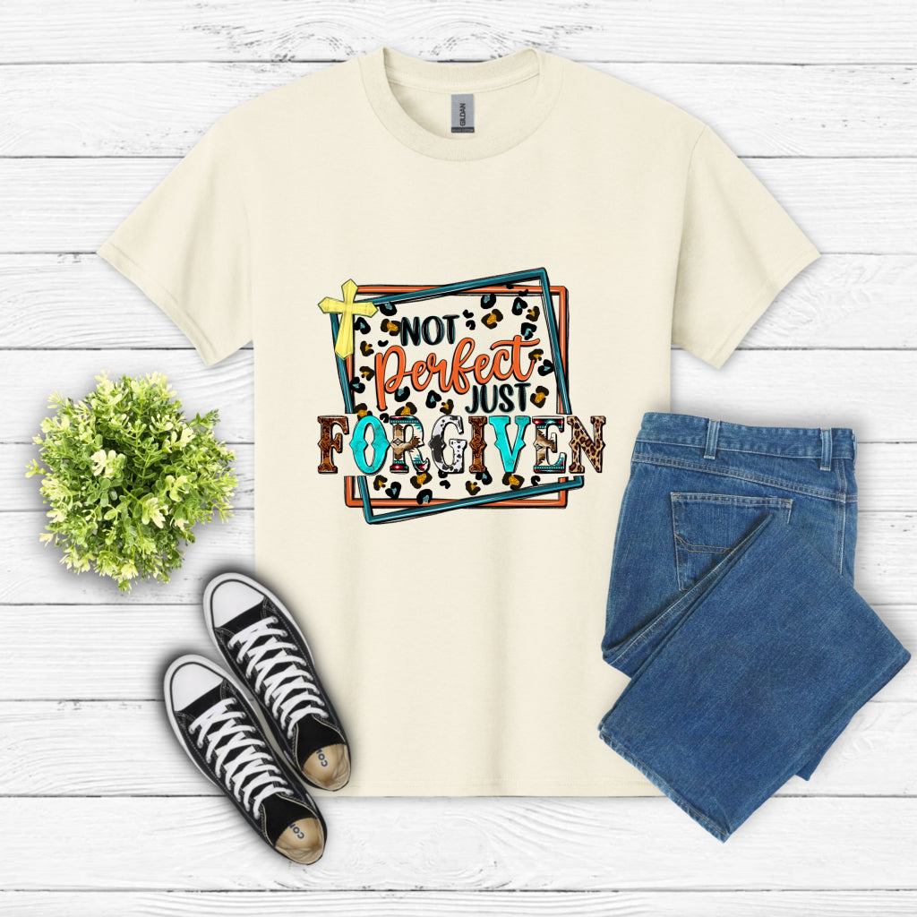 Not Perfect Just Forgiven – Christian DTF Transfer