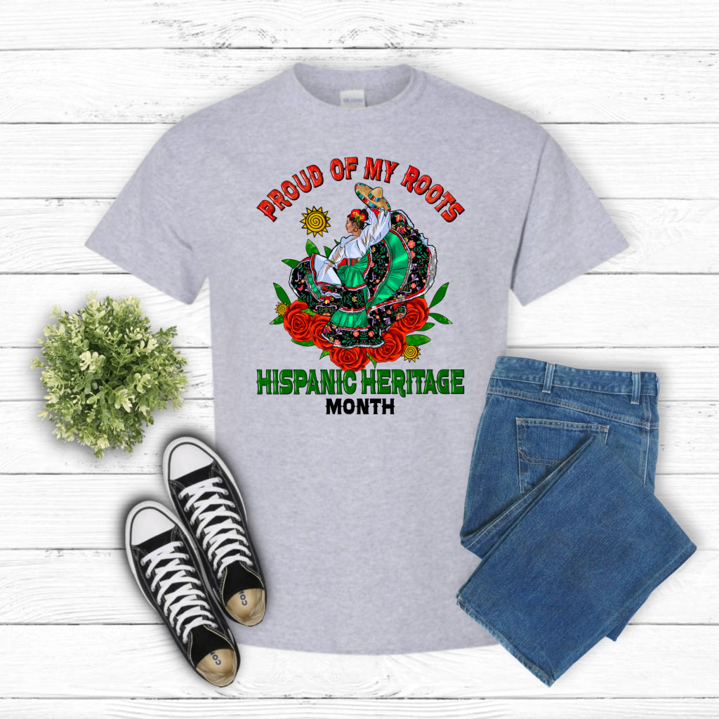 Traditional Latina Woman – Hispanic Heritage DTF Transfer